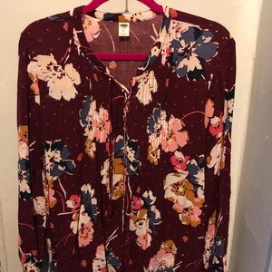 Old Navy Floral Blouse